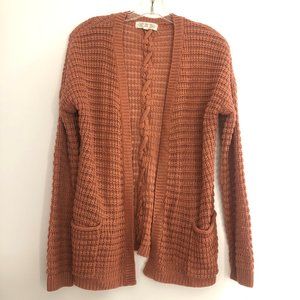 FINAL PRICE Pink Rose Coral  Cardigan Sweater